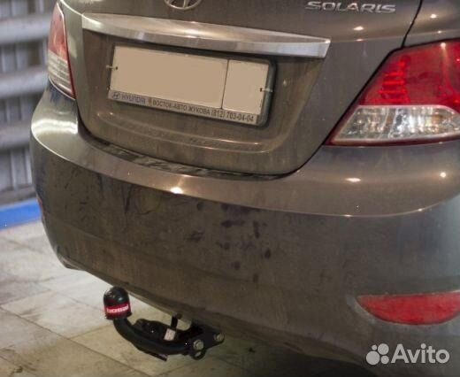 Фаркоп на Хундай Солярис с установкой