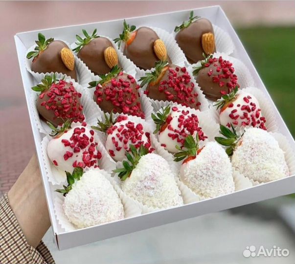 Клубника в шоколаде бокс