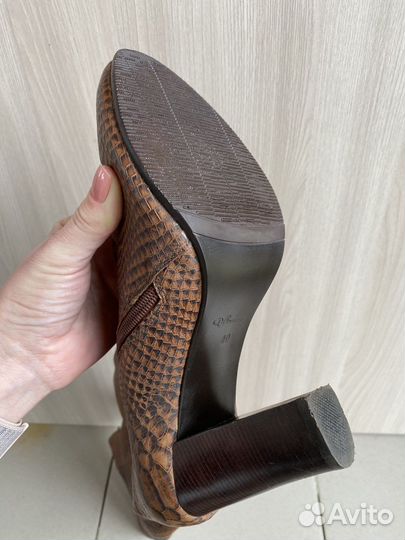 Сапоги женские кожаные весенние 40