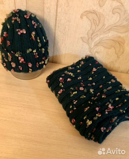 Шапка+снуд