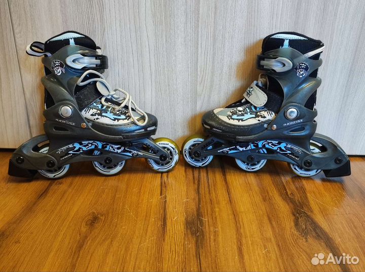 Роликовые коньки детские раздвижные