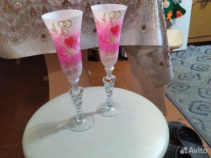 Фужеры свадебные