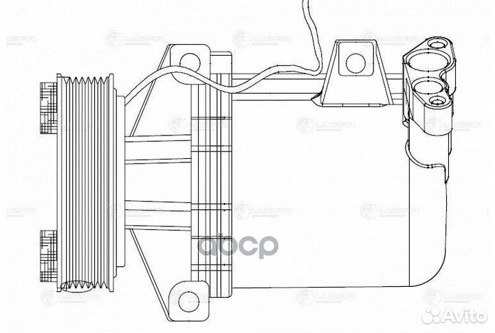 Компрессор кондиц. для а/м Renault Duster (15)