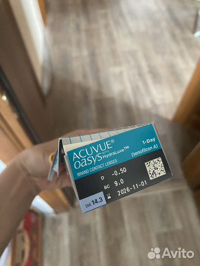 Линзы контактные