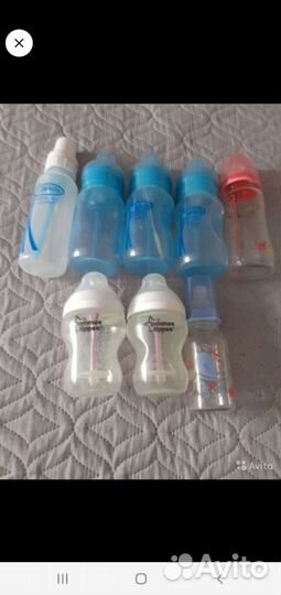 Бутылочки для кормления новые