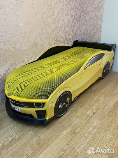 Кровать машина для мальчика camaro бамбл би