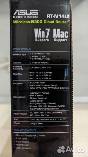 Wifi роутер Asus RT-N14U