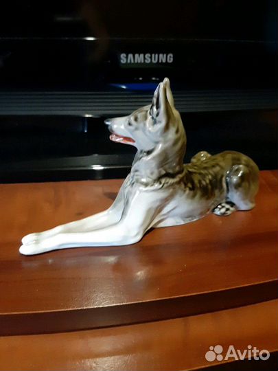 Статуэтка Собака Овчарка СССР 1960г