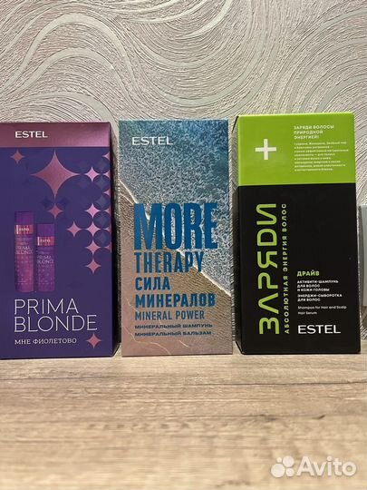 Шампунь и бальзам эстель