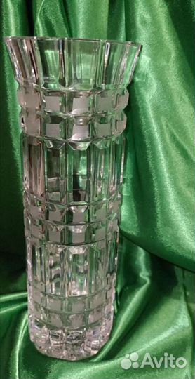 Ваза большая для цветов, хрустальная, СССР
