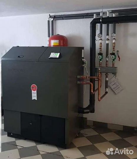 Пеллетный котел биодом (дымоход не нужен)