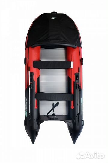 Лодка Пвх Gladiator C 420 AL красно черная
