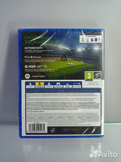 Fc24 (FIFA 24) ps4 русская озвучка обмен/продажа