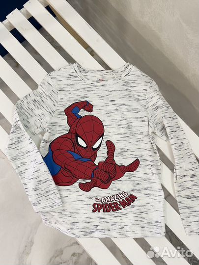 Лонгслив 116 человек паук спайдермэн штучно