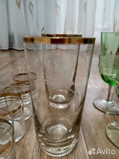 Стаканы, фужеры, стопки