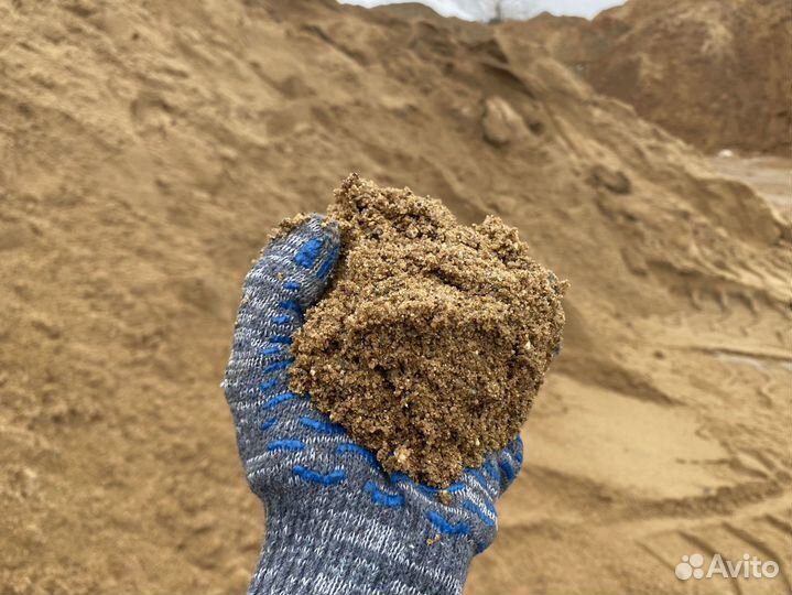 Песок, щебень