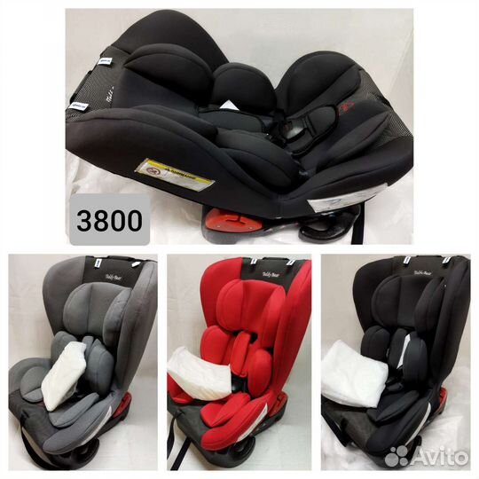 Новое автокресло 0-18 и 9-18 кг с наклоном для сна