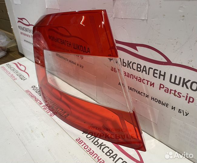 Фонарь задний левый (стекло) Шкода Октавия А7