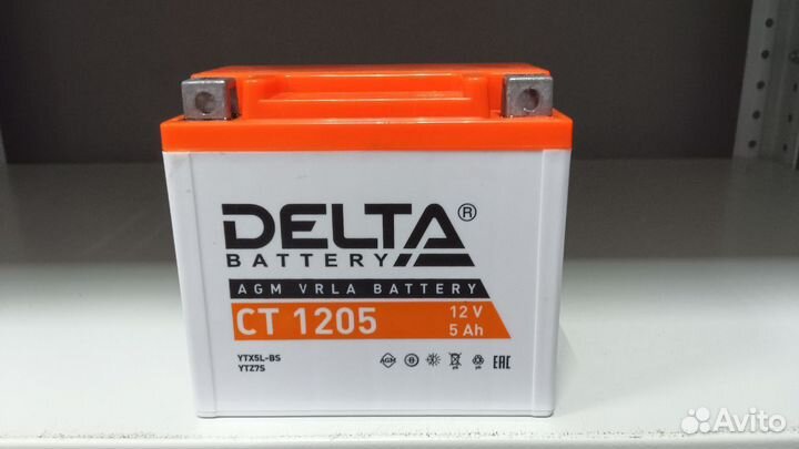 Аккумулятор delta AGM 1205 5Ач(сам)