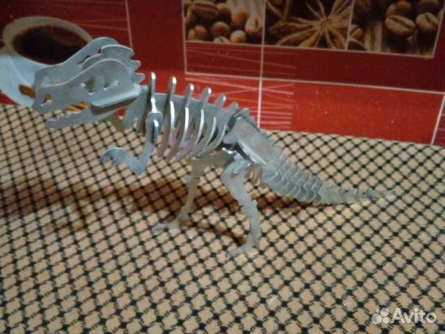 Конструктор динозавр металл
