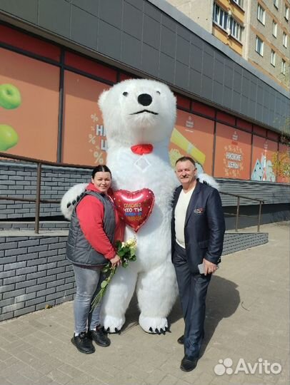 Белый Мишка поздравление