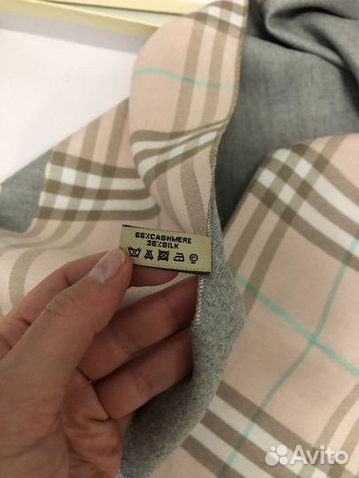 Шарф burberry кашемир