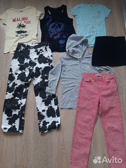 Пакет брендовых вещей 7 шт. для девочки 13-15 лет
