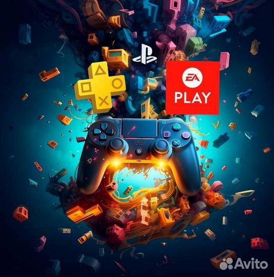 Подписки PS plus / EA play 3 мес для PS4-5 25435 U