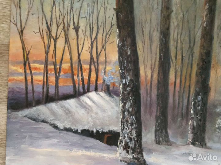 Картина маслом пейзаж