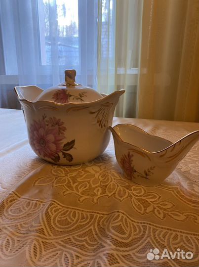 Новая супница фарфор