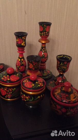 Посуда хохлома. Есть возможность опта