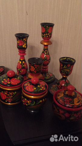 Посуда хохлома. Есть возможность опта
