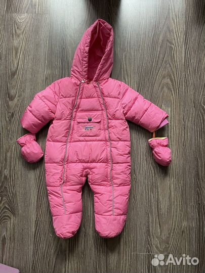 Зимний комбинезон для девочки 74