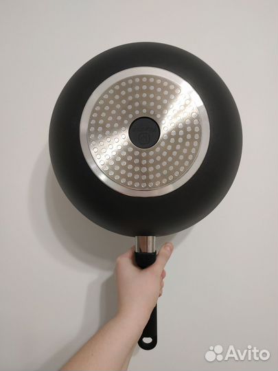 Сковорода вок Rondell RDA-1723 с крышкой 30см