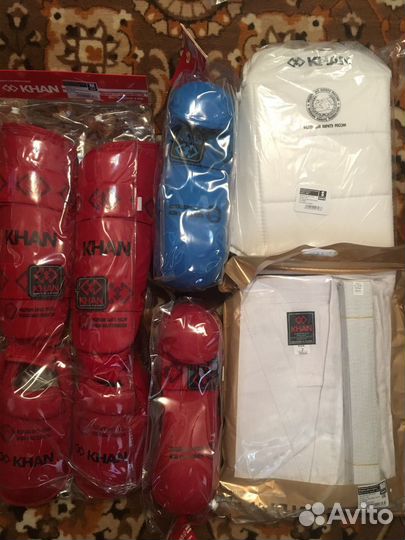 Экипировка для каратэ (футы,щитки жилет,кимоно,Нак