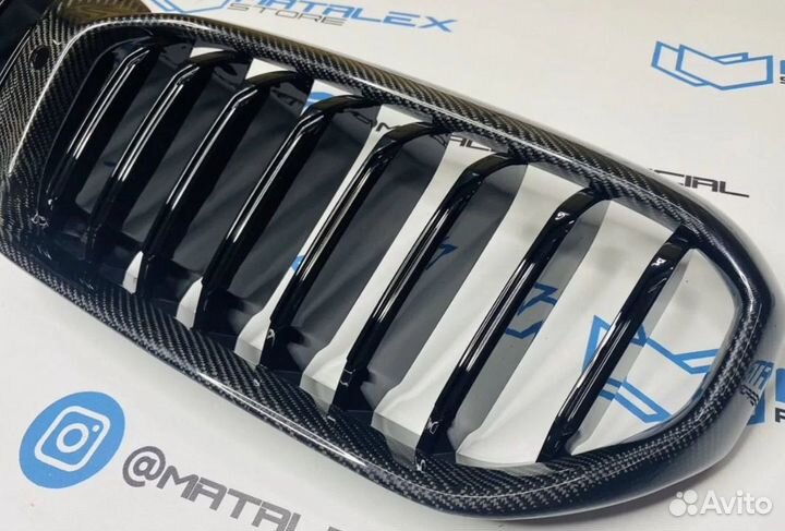 Решетка радиатора BMW G30 карбон M Performance