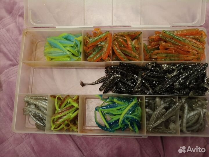 Силиконовые приманки для микроджига