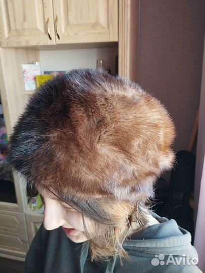 Шапка норковая женская бу