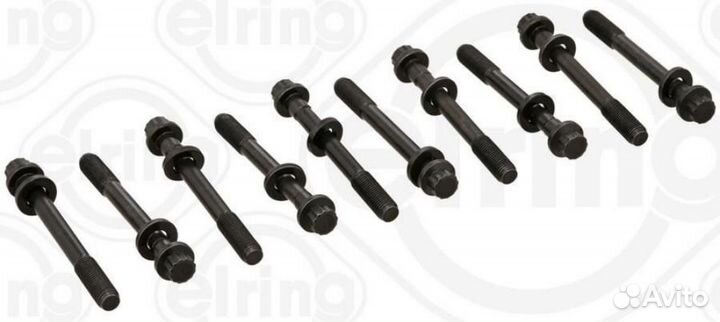 Elring 003930 Комплект болтов головки блока цилинд