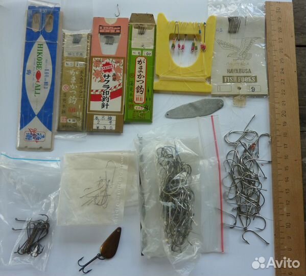 Крючки рыболовные,блесны СССР, Япония