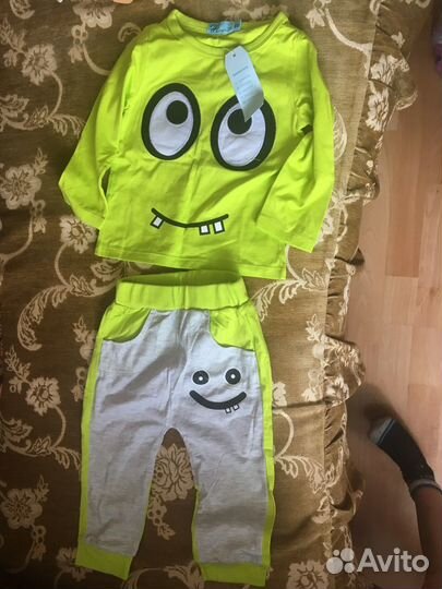 Новые детские костюмы (лен) и рубашка