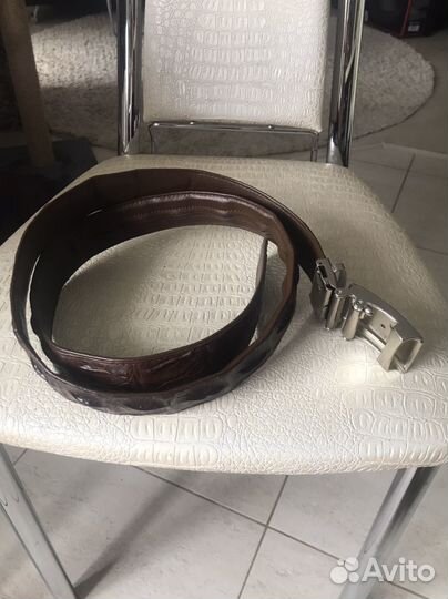 Ремень мужской из кожи крокодила