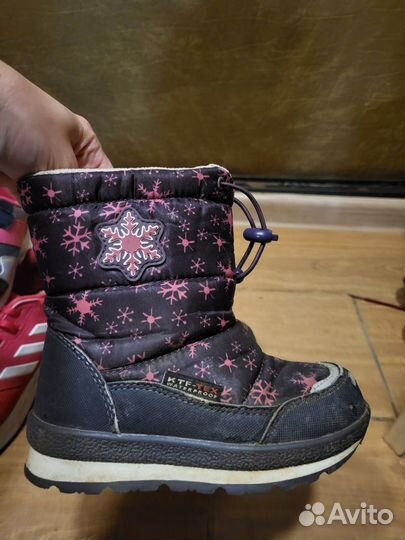 Сноубутсы для девочки ботинки Котофей 27 размер