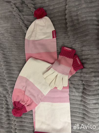 Комплект шарф и перчатки женские