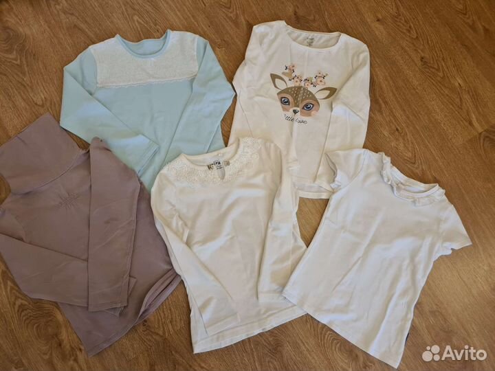 Блузка на девочку 122-128 пакетом