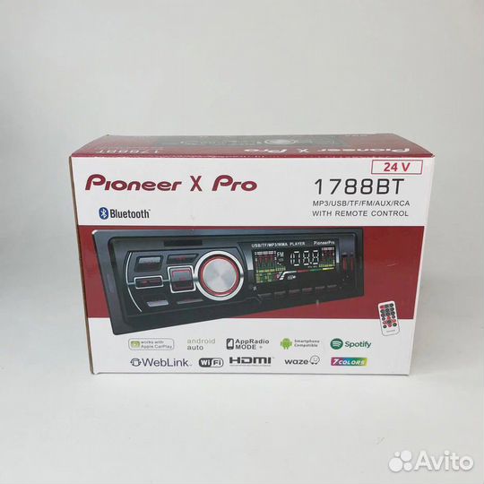 Автомагнитола Pioneer X Pro 1788 BT 12-24 V