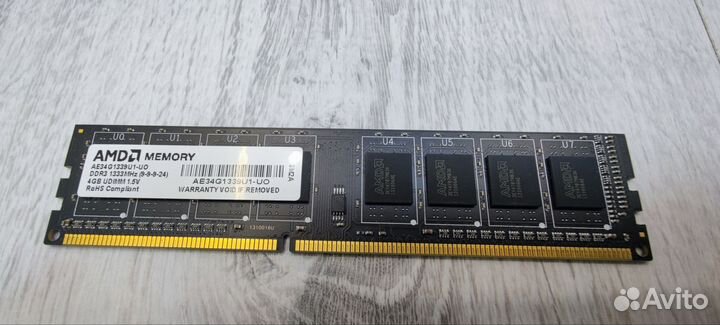Модуль памяти AMD Radeon RE1333 DDR3 4 Гб