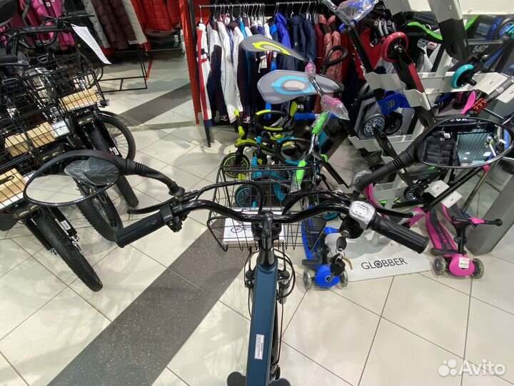 Электровелосипед E-alfa NEW blue