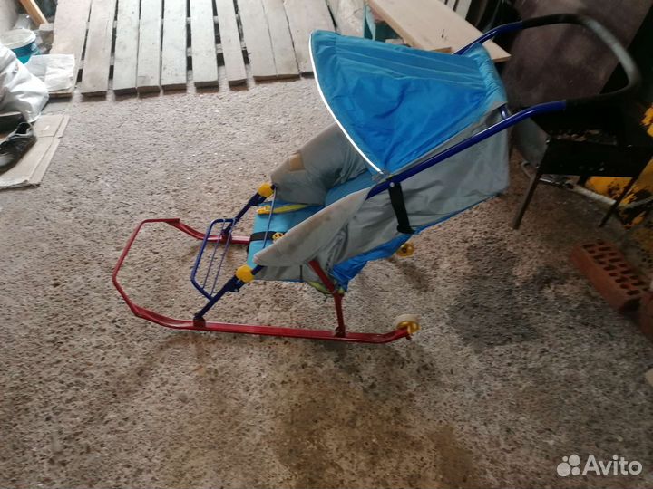 Коляска санки