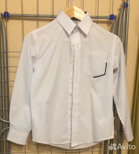 Рубашки классические (2 шт.), 122 р